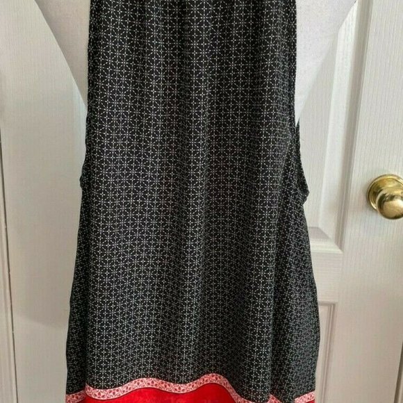 Torrid flowy tank top blouse black red orange size 1 1x - Picture 4 of 6